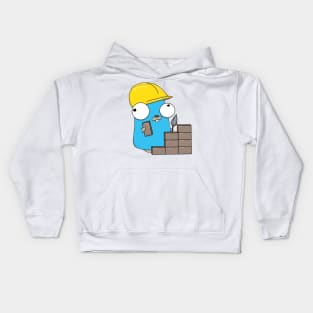 Builder Gopher Kids Hoodie